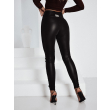 Legginsy modelujące / wysoki stan / eko skóra / SNAKE  BRYCZES / Push Up / XS - S - M - L - XL